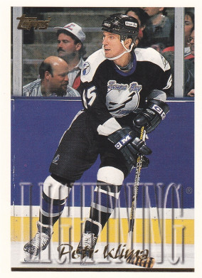 Hockey card Petr Klima
