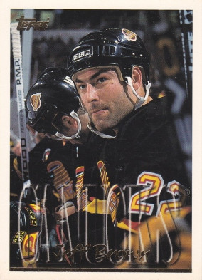 Hockey card Jeff Brown