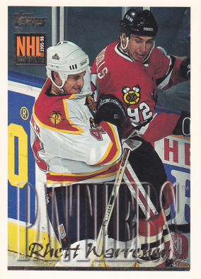 Hockey card Rhett Warrener