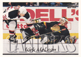 Hockey card Kirk McLean
