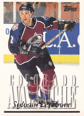 Hockey card Sylvain Lefebvre