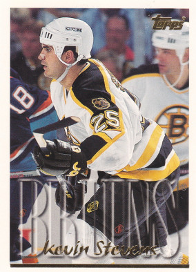 Hockey card Kevin Stevens