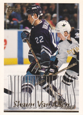 Hockey card Shaun Van Allen