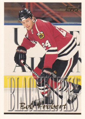 Hockey card Bob Probert