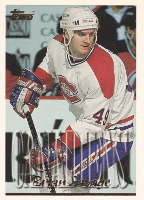 Hockey card Brian Savage