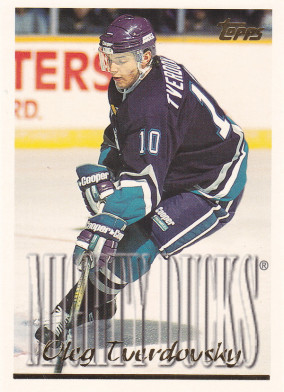 Hockey card Oleg Tverdovsky