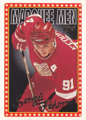 Hockey card Sergei Fedorov