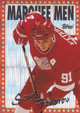 Hockey card Sergei Fedorov
