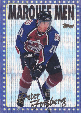 Hockey card Peter Forsberg