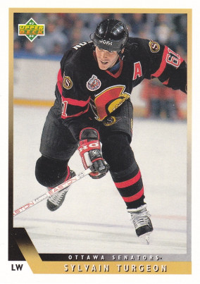 Hockey card Sylvain Turgeon