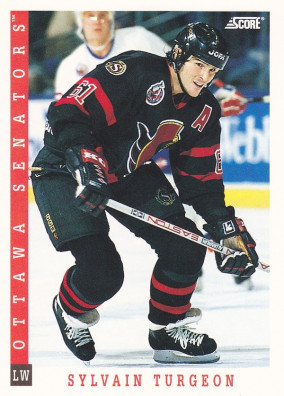 Hockey card Sylvain Turgeon