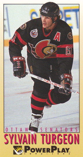 Hockey card Sylvain Turgeon