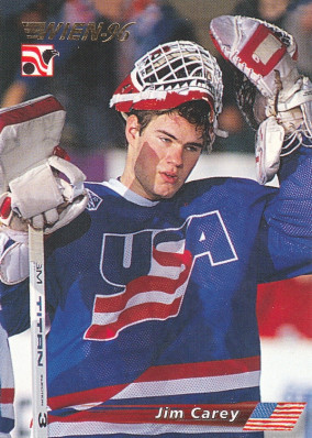 Hockey card Jim Carey