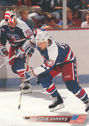 Hockey card Craig Janney