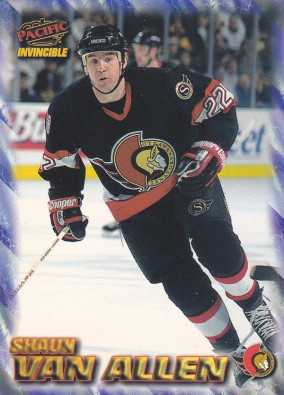 Hockey card Shaun Van Allen