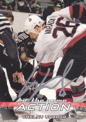 Hockey card Vaclav Varada