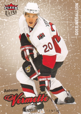 Hockey card Antoine Vermette