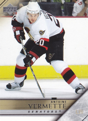 Hockey card Antoine Vermette