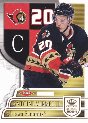 Hockey card Antoine Vermette