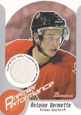 Hockey card Antoine Vermette