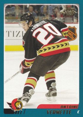 Hockey card Antoine Vermette