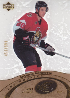 Hockey card Antoine Vermette