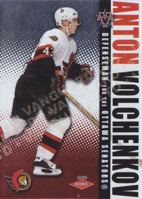 Hockey card Anton Volchenkov