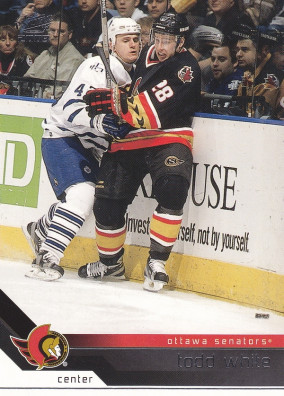 Hockey card Todd White