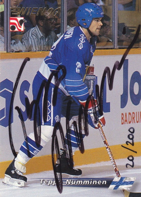 Hockey card Teppo Numminen