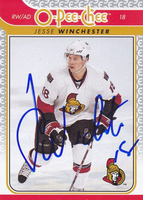 Hockey card Jesse Winchester
