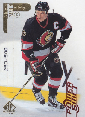 Hockey card Alexei Yashin