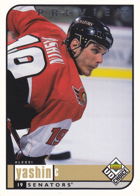 Hockey card Alexei Yashin