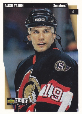Hockey card Alexei Yashin