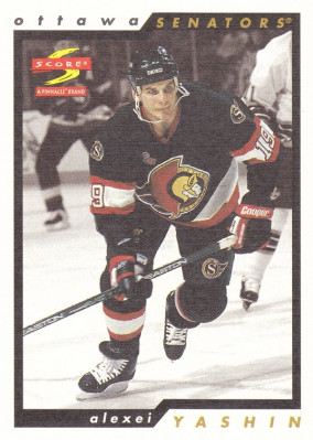 Hockey card Alexei Yashin