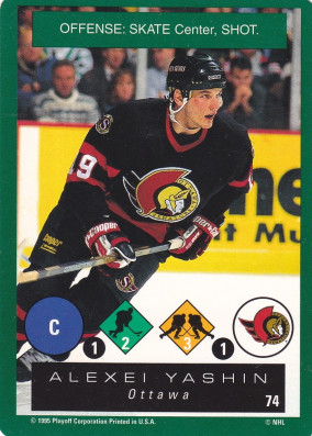 Hockey card Alexei Yashin