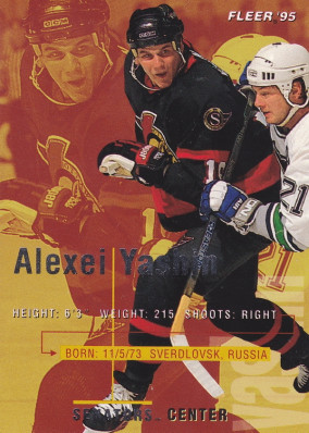 Hockey card Alexei Yashin