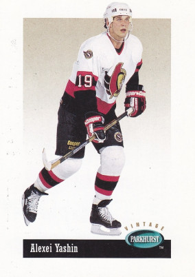 Hockey card Alexei Yashin