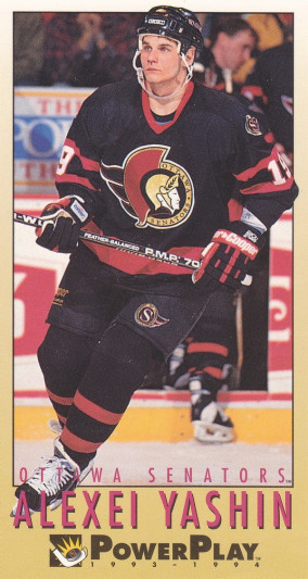 Hockey card Alexei Yashin