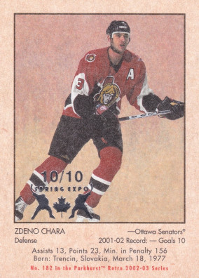 Hockey card Zdeno Chara