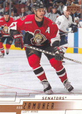 Hockey card Rob Zamuner