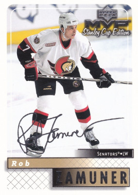 Hockey card Rob Zamuner