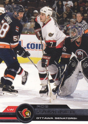Hockey card Rob Zamuner