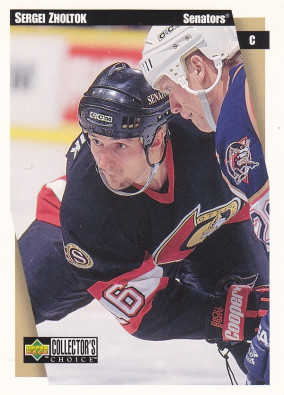 Hockey card Sergei Zholtok