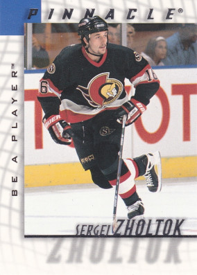 Hockey card Sergei Zholtok