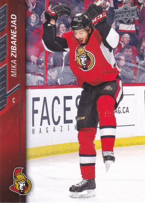 Hockey card Mika Zibanejad